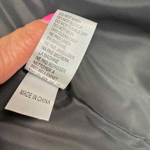 Dylan Faux Fur Puffer Vest Womens Size Small Grey Pocket Zip Up - Picture 5 of 12